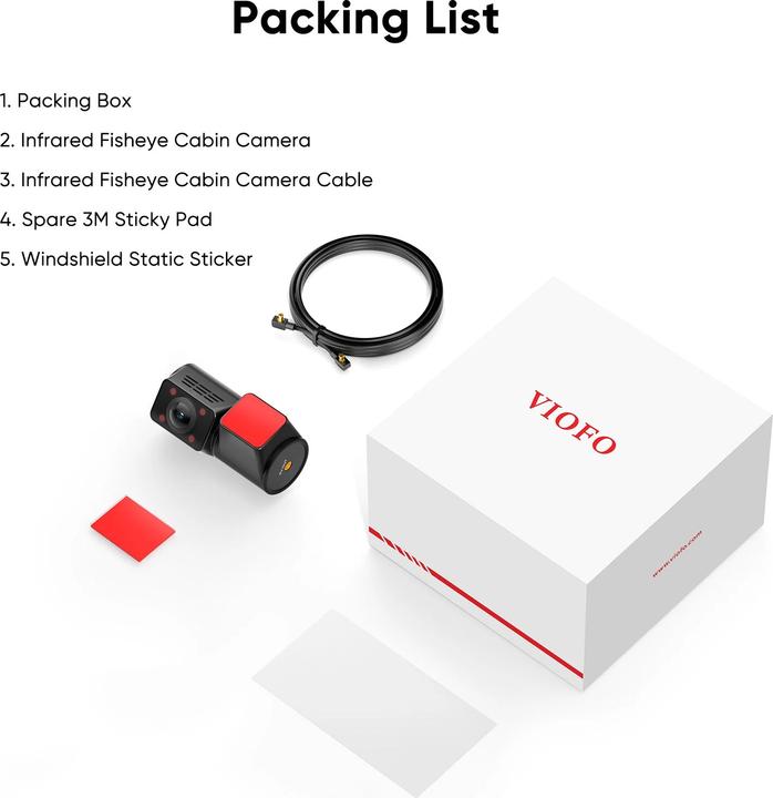 Produktbild Viofo RCC-360 A329-IR (Interior camera only)