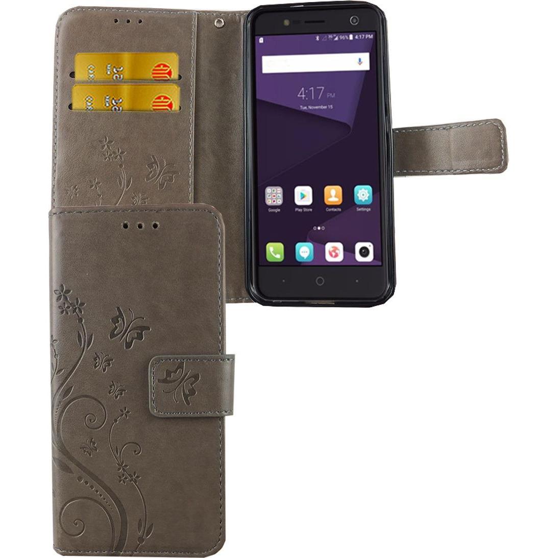 König Design Hülle Handy Schutz für ZTE Blade V8 Lite Case Cover Tasche Wallet Etui Bumper (ZTE Blade V8 Lite), Smartpho...