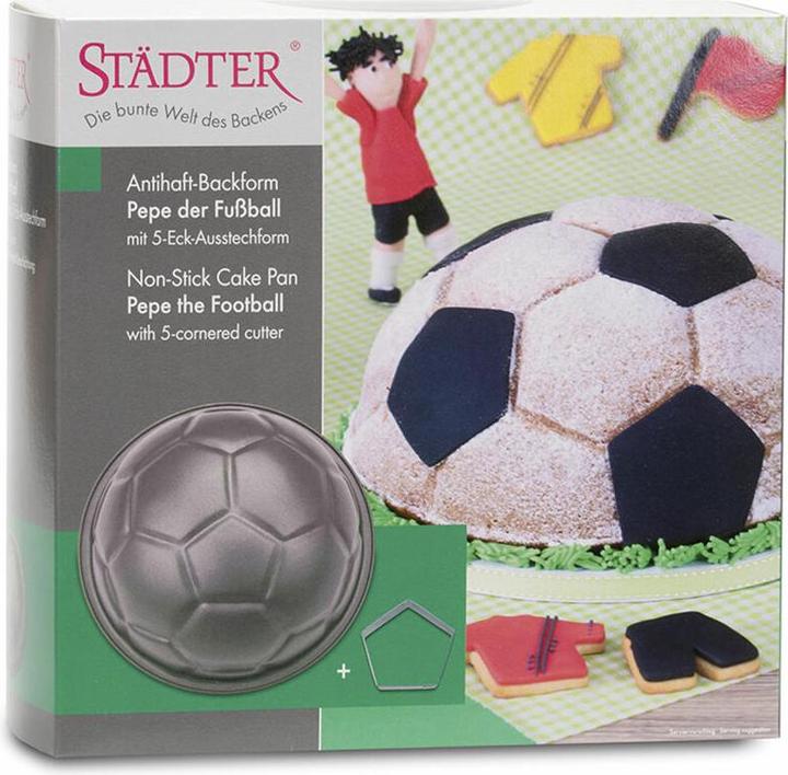 Productafbeelding Städter Motief bakvorm - Voetbal (22 cm)