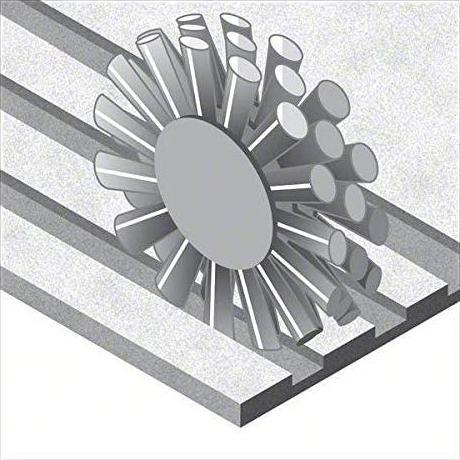 Actual product image Bosch Professional Zubehör PRO Metal clean tapered brush, 100 x 0.3 mm, thread