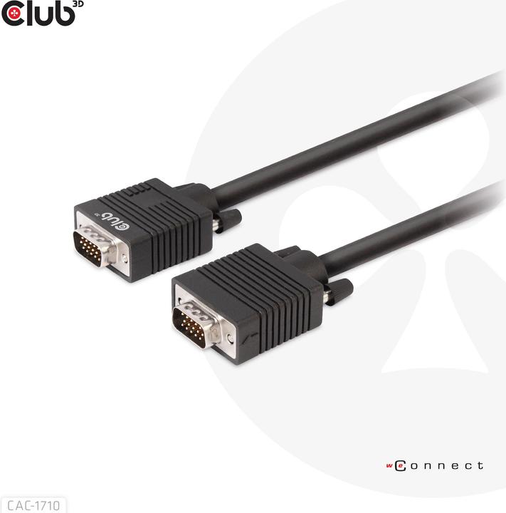 Productafbeelding Club 3D Club3D Kabel VGA > VGA St/St (10 m, VGA)