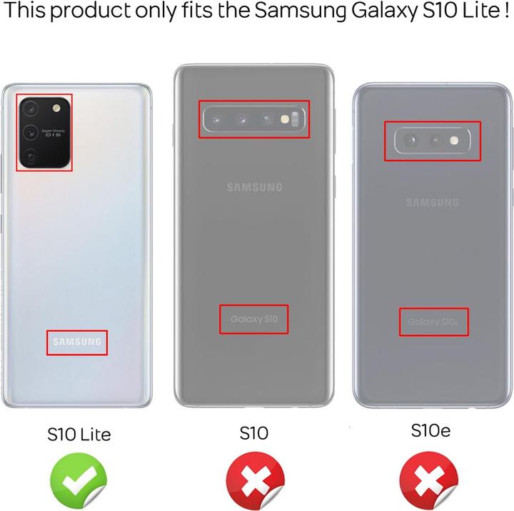 Actual product image Nalia Glitter cover (Samsung Galaxy S10 Lite)