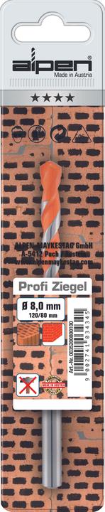 Actual product image Alpen Tungsten Carbide Brick Drill 8 mm 3 (8 mm)