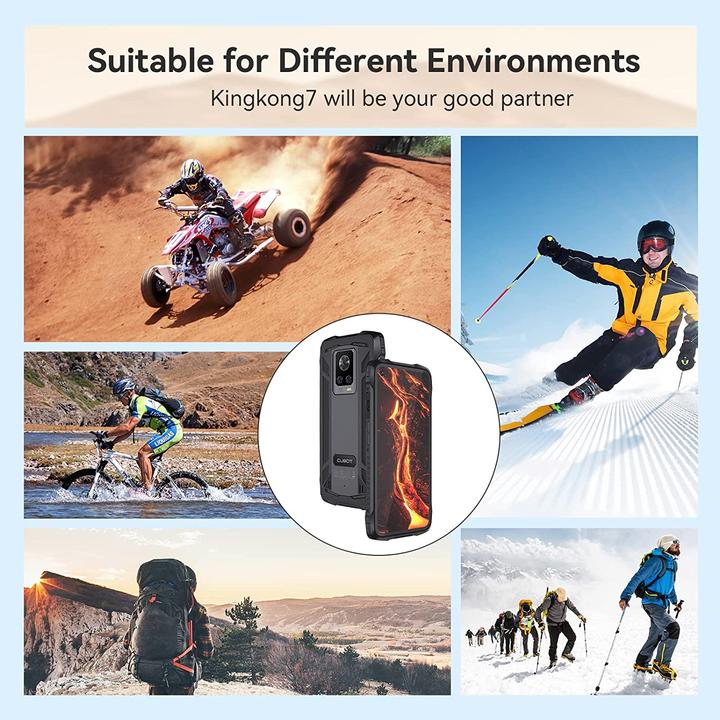 Produktbild Cubot Kingkong 7 (128 GB, Grey, 6.34", Dual SIM, 4G)
