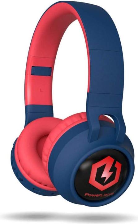 Produktbild PowerLocus Wireless Headphones Buddy Kids (Navy Red)