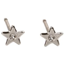 Out of the blue, Ohrringe, Ohrstecker 925 Sterling Silber, Stern, (925 Sterling Silber)