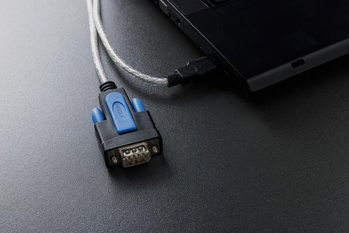 Actual product image Digitus USB auf DB9 RS232 Kabel mit FT232RNL Chipsatz (1.80 m)