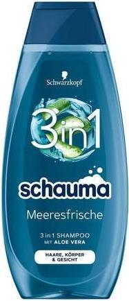 Actual product image Schauma Sea Freshness 3in1 Shampoo, 400 ml (400 ml, Liquid shampoo)