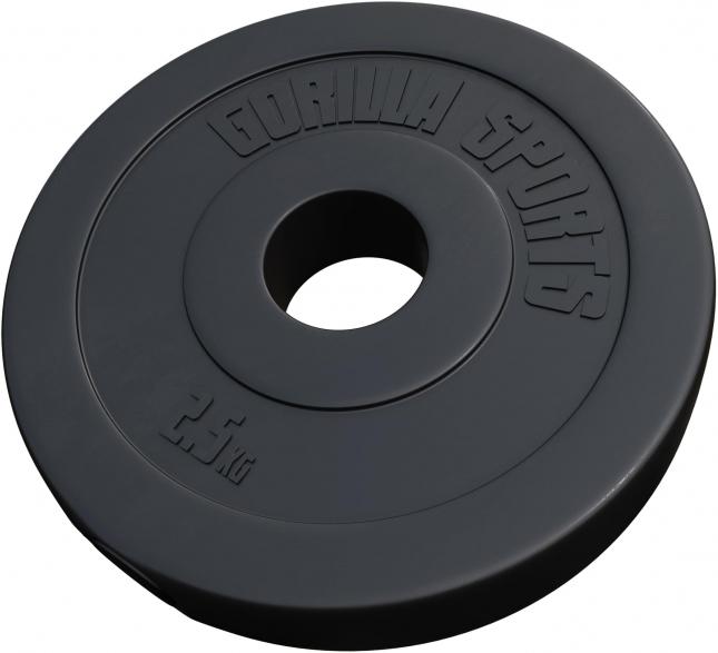 Gorilla Sports Hantelscheibe Olympia (1 x 2.5 kg)