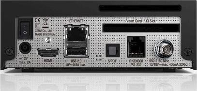 Actual product image Vu+ Zero 4K (2 GB, DVB-S2X, CI Shaft)
