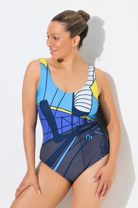 Actual product image Ulla Popken Sailing Deck Swimsuit (54)