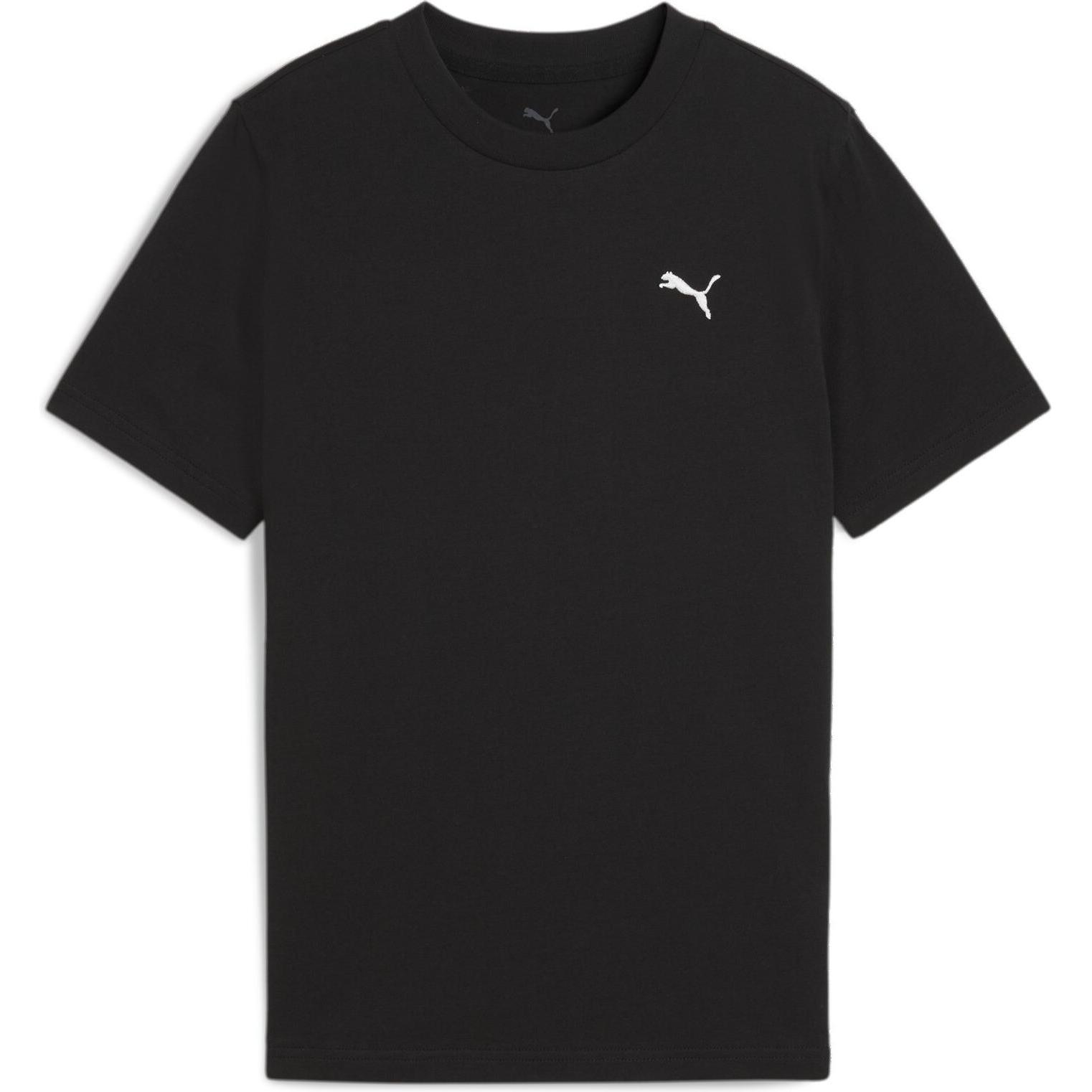 Puma, Jungen, Sportshirt, Wardrobe Ess Tee B (164), Schwarz, 164