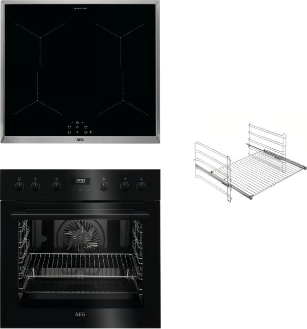 Produktbild AEG IEB64030XB Induktion (57.60 cm, Elektrokochfeld)