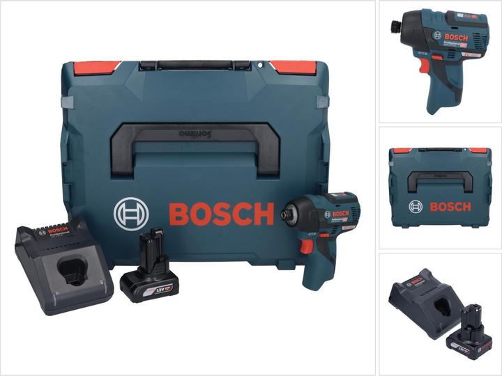 Immagine prodotto Bosch Professional Bosch GDR 12V-110 Avvitatore a impulsi professionale a batteria 12 V 110 Nm 1/4" Brushless + 1x