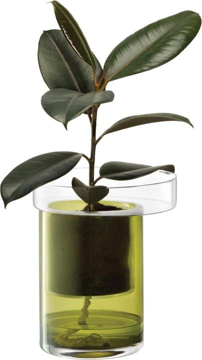 Image du produit LSA Pot à plantes Balcony auto-irrigant H27 Ø22 cm clair/vert olive