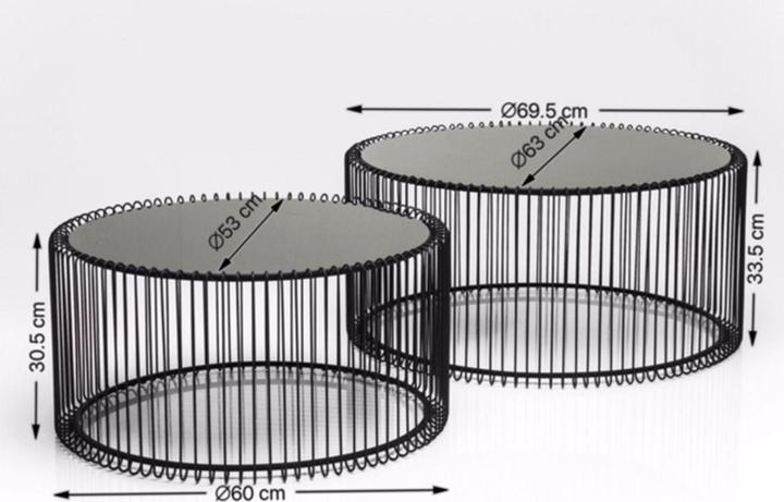 Image du produit Kare Design Wire (70 x 70 x 34 cm)