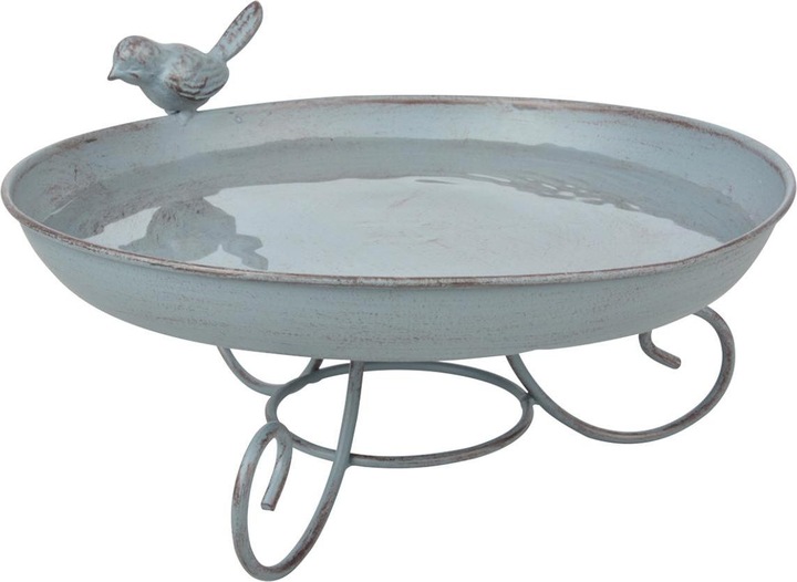 Produktbild Esschert Design Grey Metall Vogeltränke auf Fuss