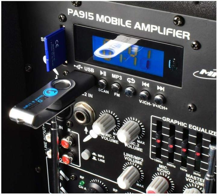 Produktbild Vonyx PA-System SPJ-PA912 (Aktiv, 1x 500 W)