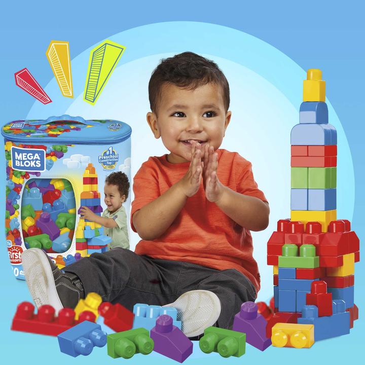 Image du produit Mega Bloks Sac 80 BRIQUES - Briques de construction - 12 mois et +
