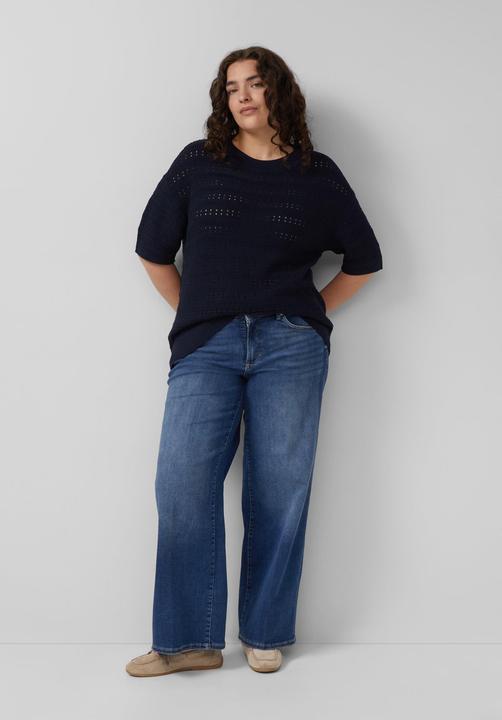 Immagine prodotto s.Oliver Strickpullover Ajour-Pullover mit Halbarm (48)