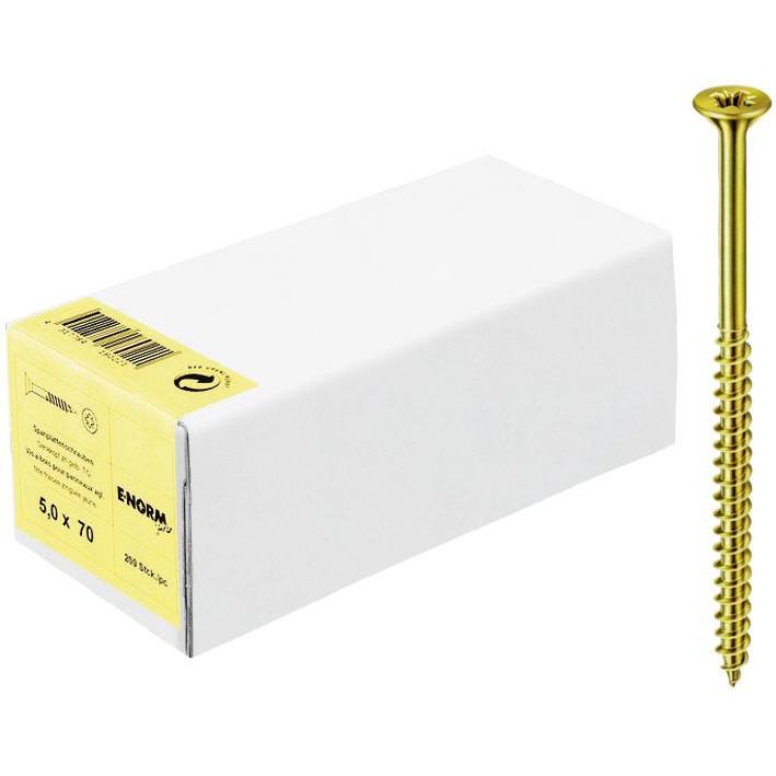 E-NORMpro, Schrauben, SPS SeKo zn gelb TG PZD 6,0x 60/36 KP