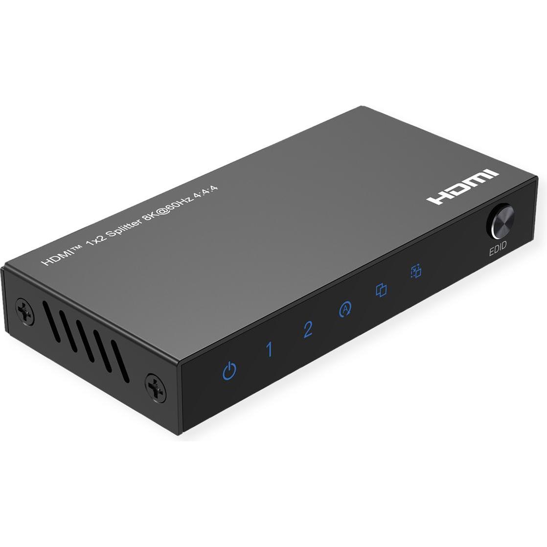 Roline HDMI Splitter 1x2, 8K60Hz, Switch Box
