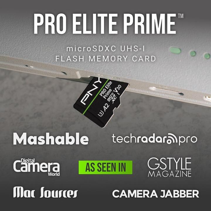 Actual product image PNY Pro Elite Prime (1000 GB, microSDXC, U3, UHS-I)