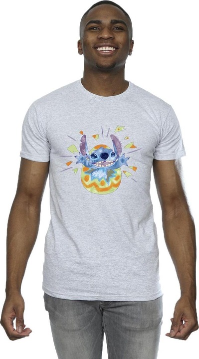 Immagine prodotto Disney Lilo & Stitch Cracking Egg Maglietta Uomo (5XL)