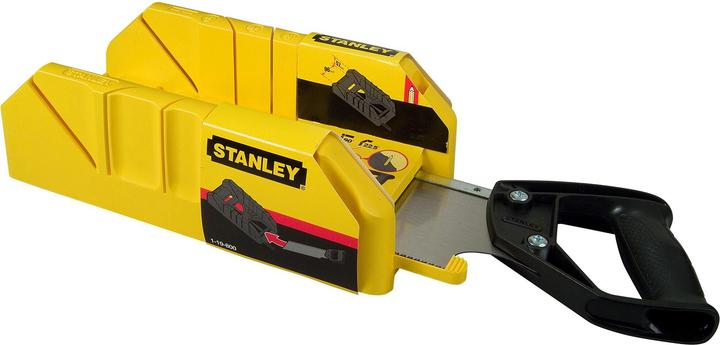 Actual product image Stanley Miter box plastic with back saw