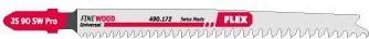 Flex-Tools Zubehör 490172 Stichsägeblatt für Holz JS 90 SW PRO 5 Stück