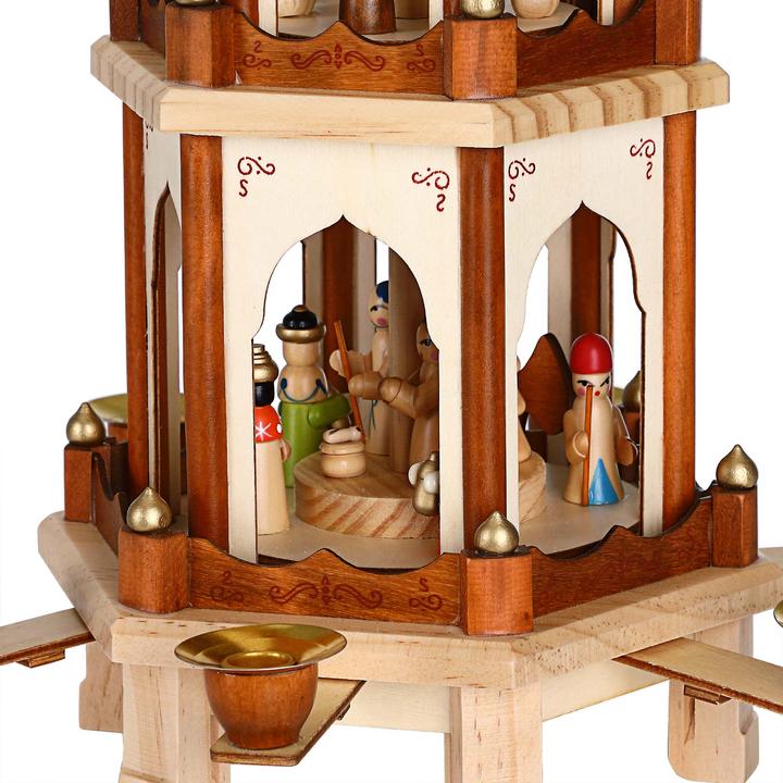 Produktbild Spielwerk Weihnachtspyramide