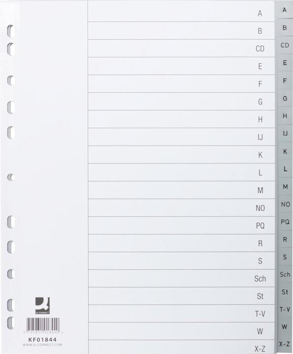 Produktbild Q-Connect Register Vollformat überbreit