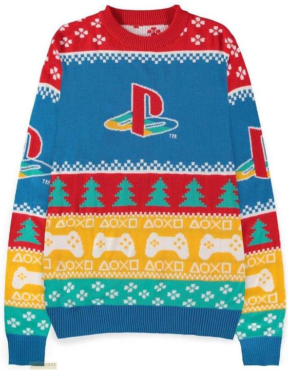 Produktbild Difuzed PlayStation Pullover Logo (Christmas Jumper) Grösse XL (XL)