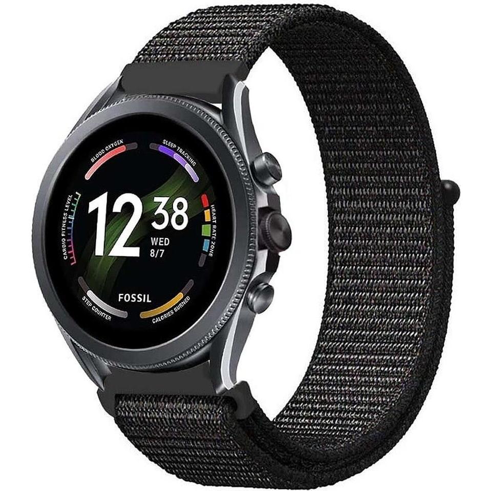 Thumbnail - Strap-it Nylonarmband (Nylon), Uhrenarmband, Schwarz