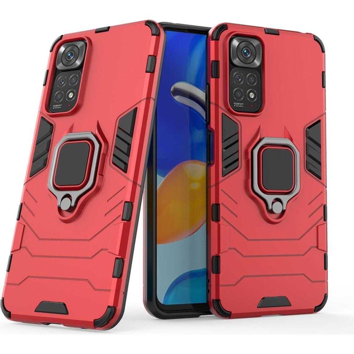 Thumbnail - König Design Hülle Handy Schutz für Xiaomi Redmi Note 11 Case Cover Bumper Etuis Halter Neu (Xiaomi Redmi Note 11, Oppo ...