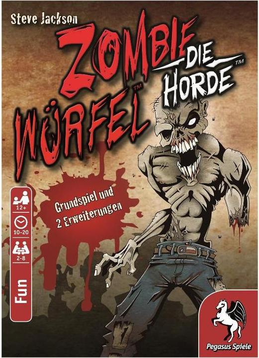 Actual product image Pegasus Zombie Dice - The Horde