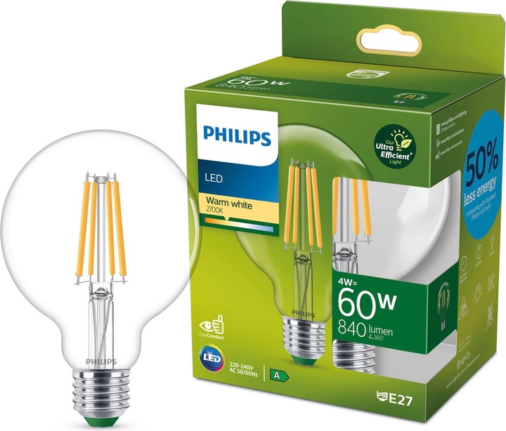 Produktbild Philips LED Classic (E27, 4 W, 840 lm, 1 x, A)