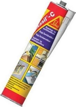 Actual product image Sika Sikasil-C (0.37 kg, Grey, 300 ml)