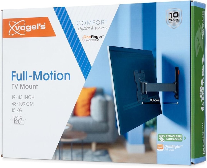Produktbild Vogels MUURBEUGEL COMFORT TVM3225 (Wand, 43", 15 kg)