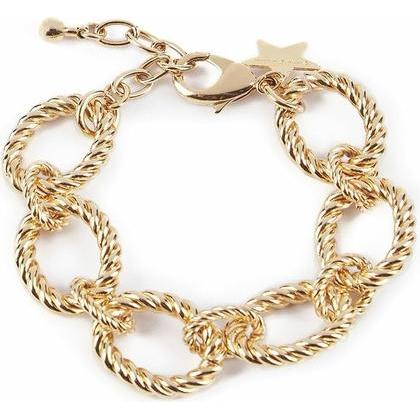 Shabama, Armschmuck, Mali Messing Gold Flash plattiertes Armband für Frauen