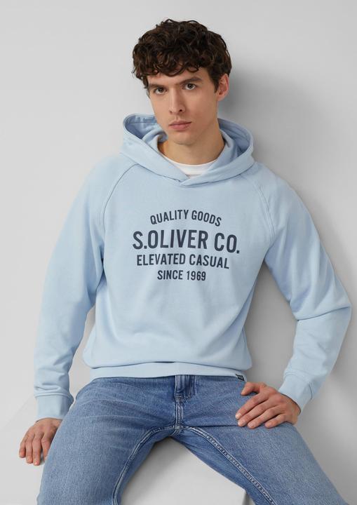 Produktbild s.Oliver Sweatshirt Sweatshirt aus Baumwollmix mit Frontprint (M)