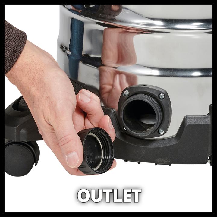 Immagine prodotto Einhell Aspirapolvere a secco e umido TC-VC 1930 S (Aspirapolvere a umido e a secco)