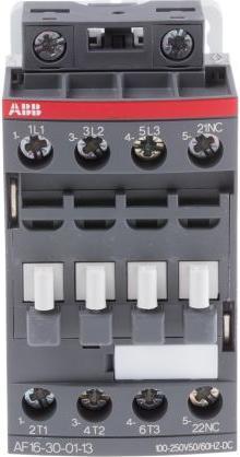 Image du produit ABB Contacteur 7,5kW 50/60Hz 100-250Vcc