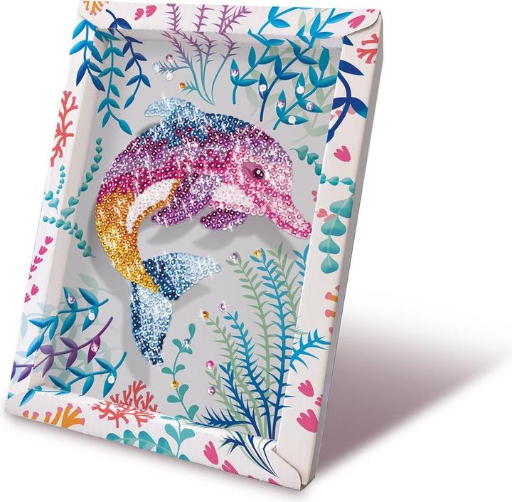 Produktbild Lansay Paillettenkunst Delfin