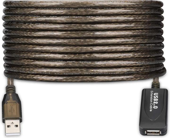 Image du produit Ewent Amplificador De Señal USB 2.0, Cable De Extension De 10 Metros. (10 m, USB 2.0)