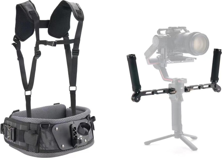 Immagine prodotto Tilta Sistema di supporto gimbal leggero a doppia impugnatura (Maniglia cardanica)