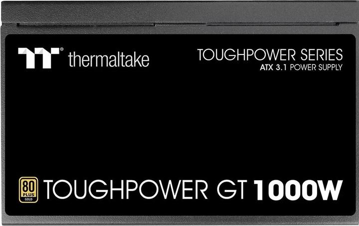 Image du produit Thermaltake Netzteil Toughpower GT 1000W ATX3.1/GEN5 80+G BK retail (1000 W)