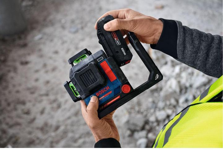 Produktbild Bosch Hausgeräte Bosch Linienlaser EXLL18V-120-33CG, 1 x EXBA18V-40