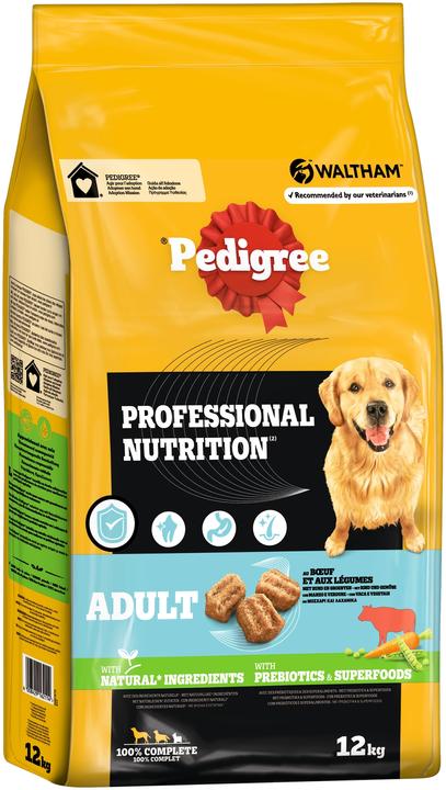 Actual product image Pedigree Adult beef & vegetables (Adult, 1 pcs., 12000 g)