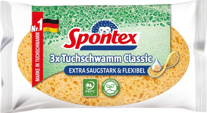 Spontex Spont.Tuchschwamm 3er 19111017 (3 Stk.)